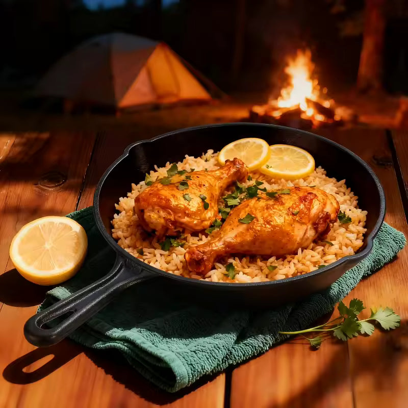 VYRO Cast Iron Skillet — 18" Compatible
